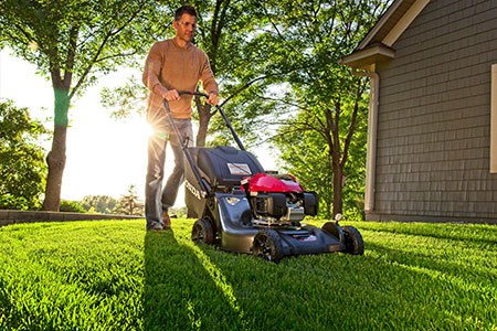 Honda powered lawn mower new arrivals