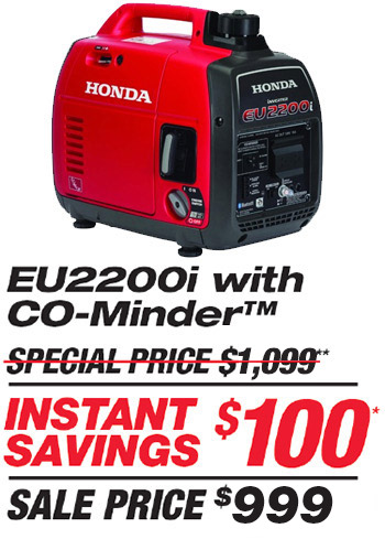 Honda Holiday Sales Event Great Savings On Honda Generators