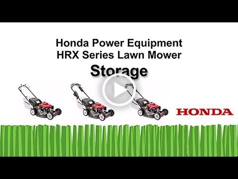HRR Mowers Storage Tips
